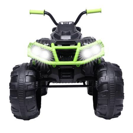 12V Battery Powered Ride on ATV Black Green G270