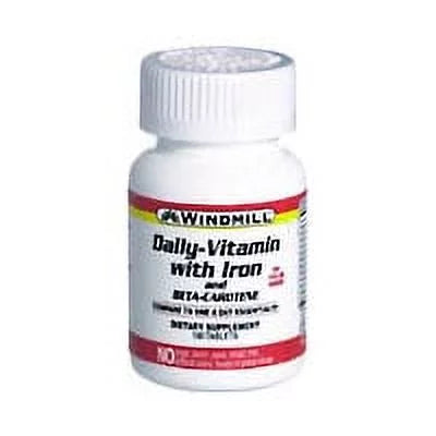 Daily Vitamin With Iron And Beta Carotene Tablets 2 Pack I882013