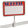 20 Pack Chrome Frame Magnetic Sign Holder 7 x 11 inch C491