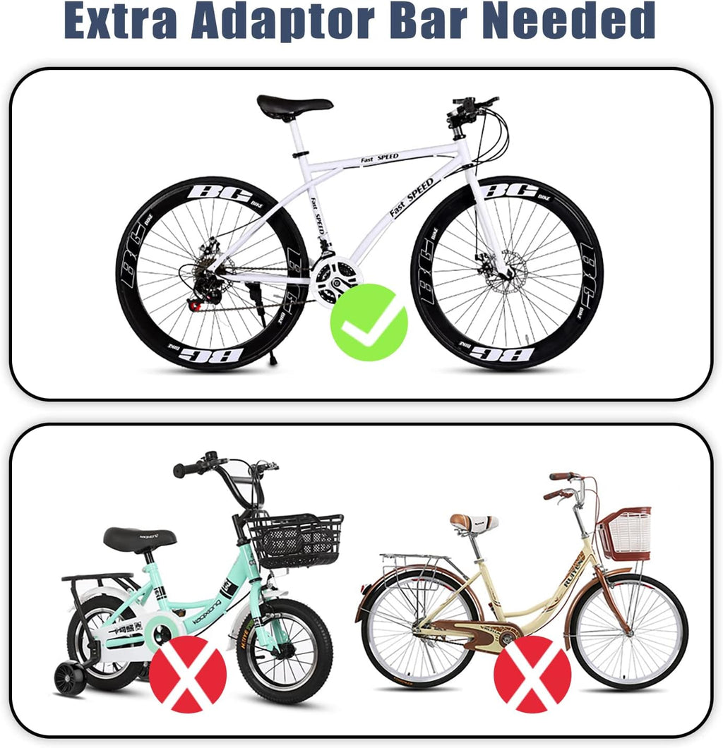 3 Bike Trunk Mount Bike Rack for Cars U9363
