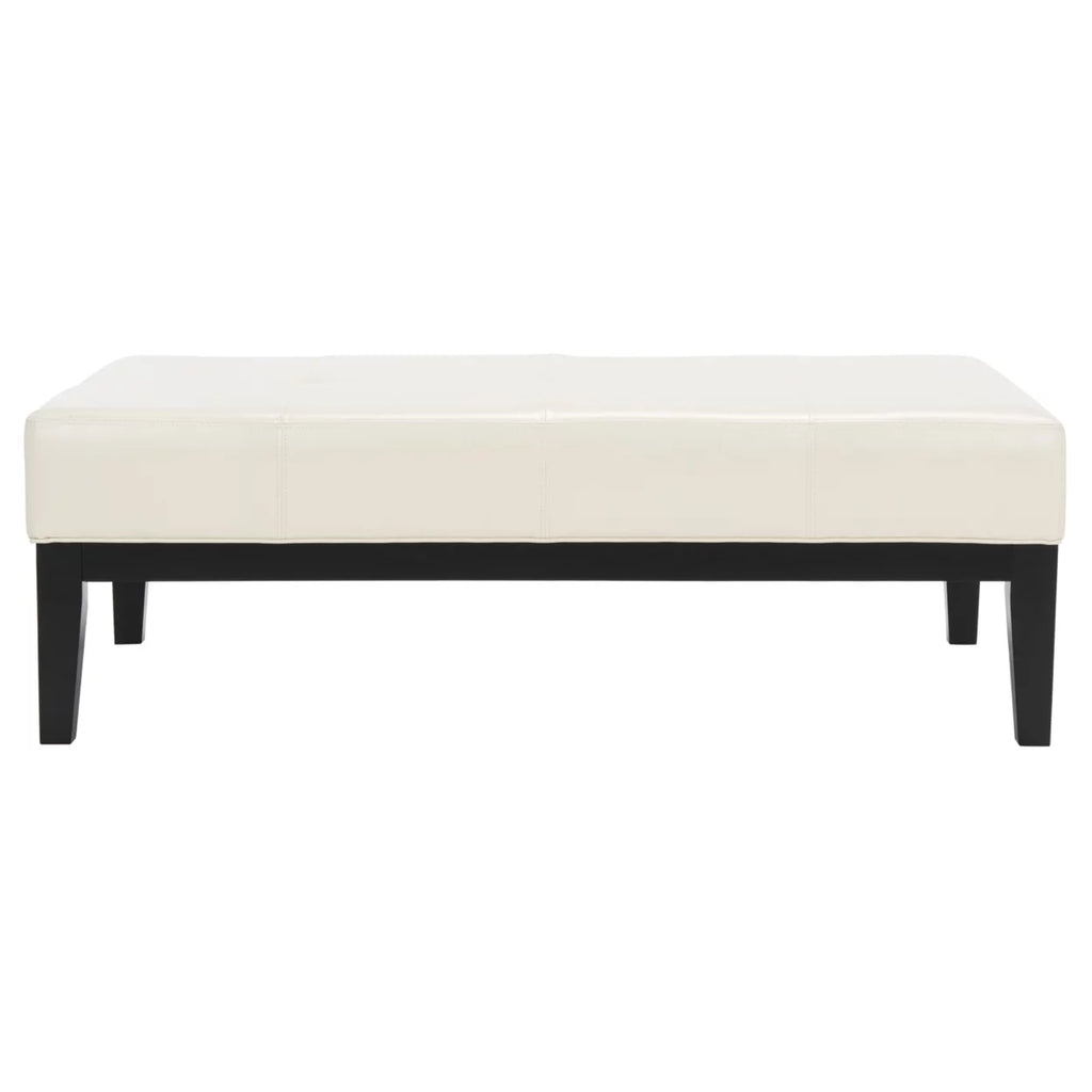 Cream Rectangular Cocktail Ottoman L544419