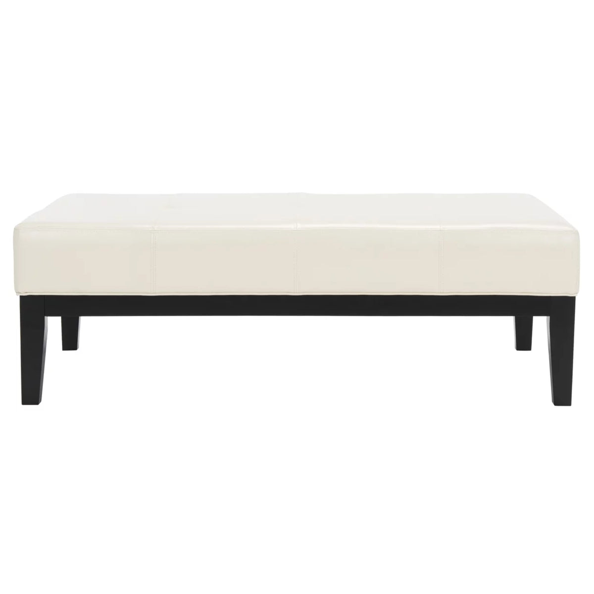 Cream Rectangular Cocktail Ottoman L544419