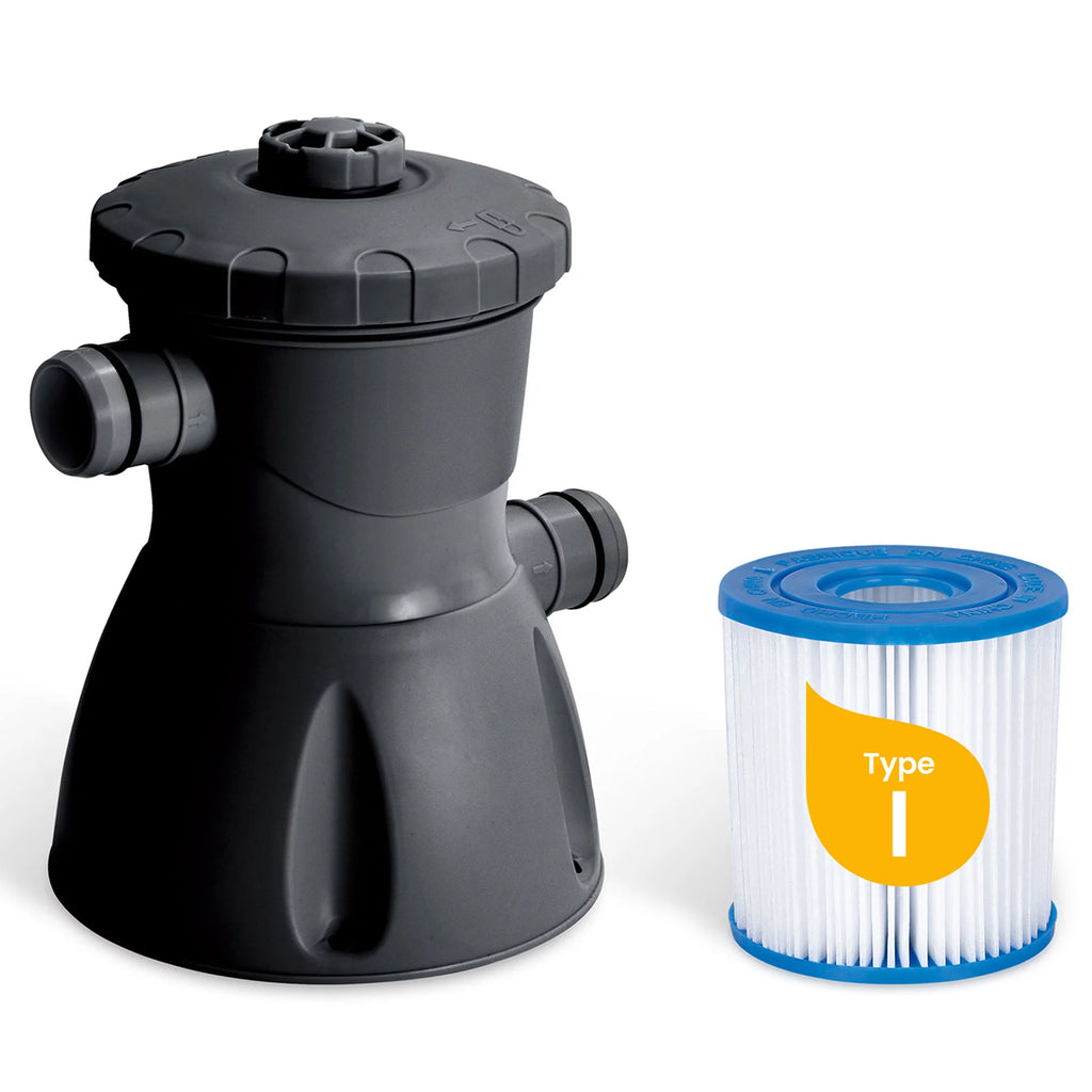 10ft x 30in Round Above Ground Pool with Cartridge Filter Pump R72008