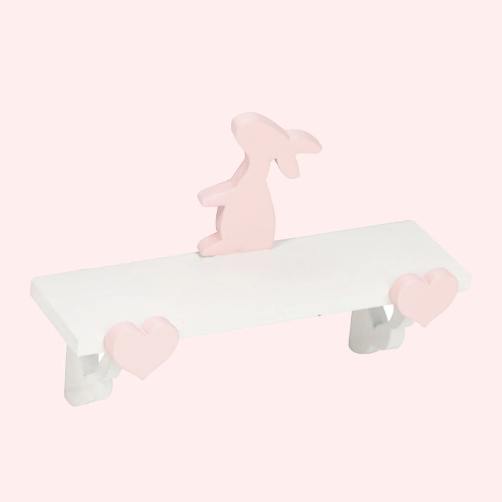 Mini Rabbit Rack Birch Dollhouse Shelf B106199