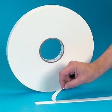 Double Sided Foam Tape 1/16x22 3/4x22 x 36 yds White 2/Case I9355