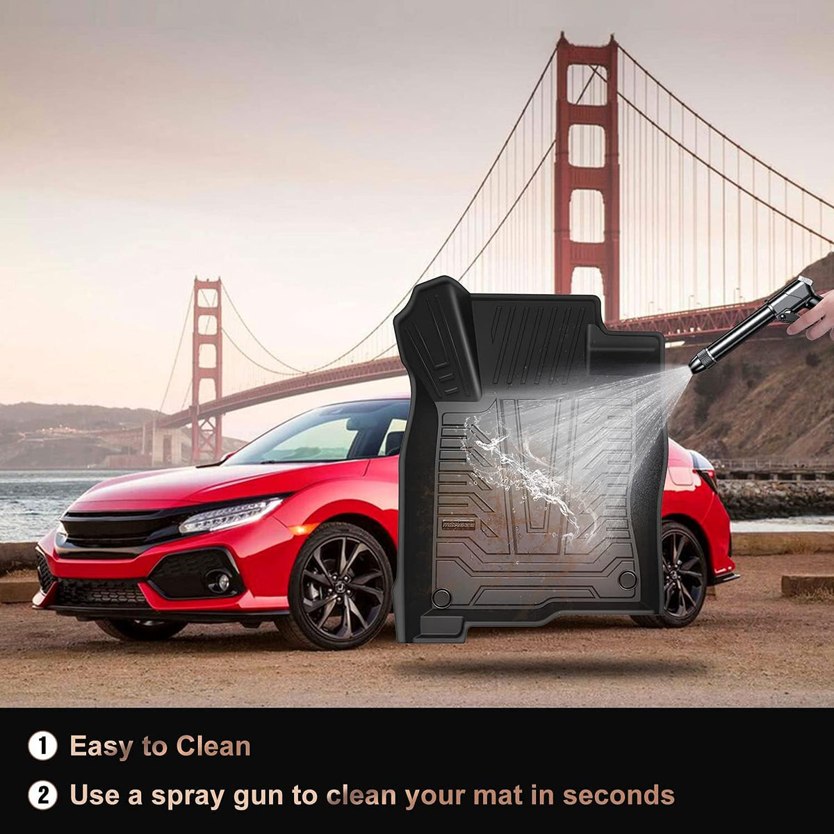 Car Floor Mats for Honda Civic Sedan B581