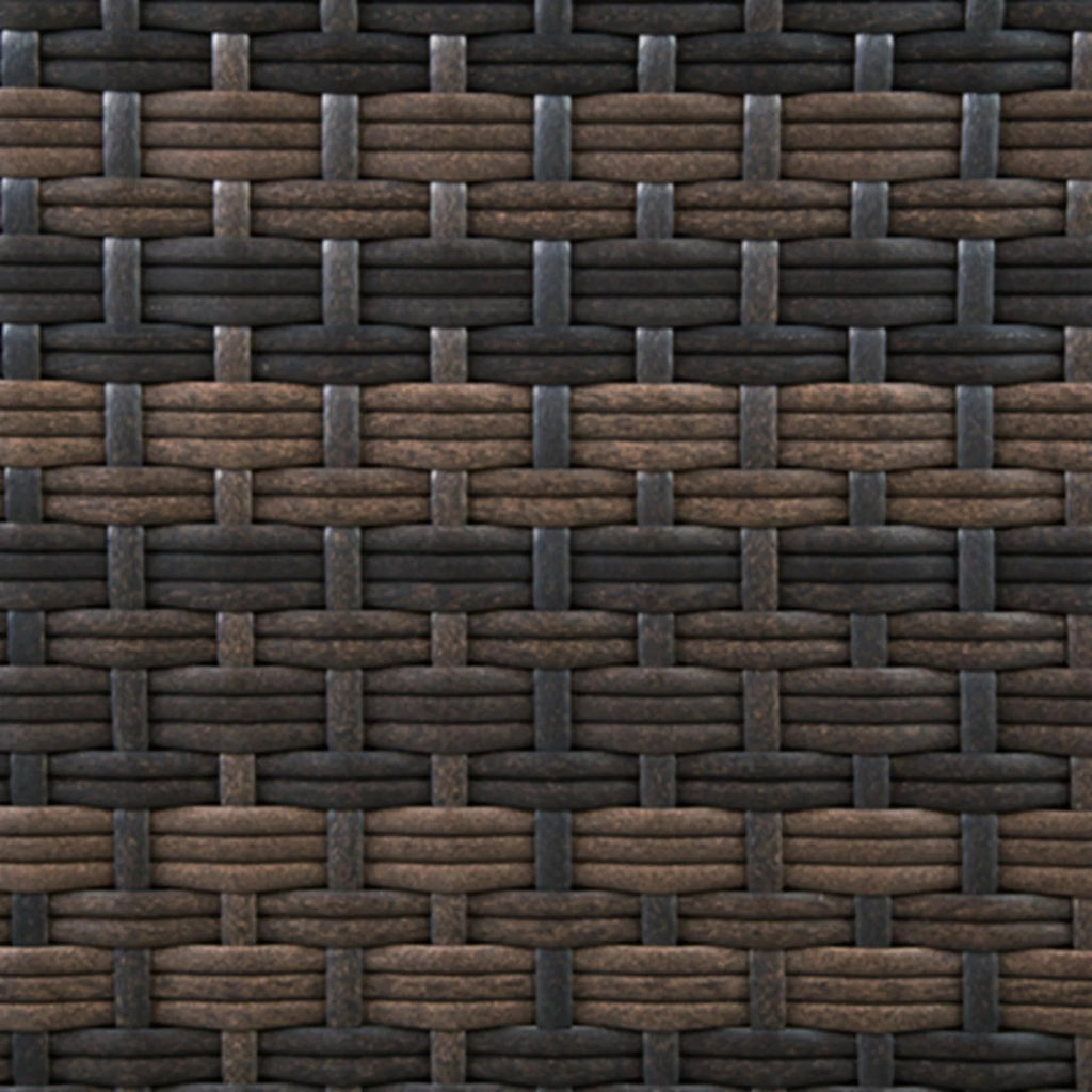 3 Piece Dark Brown Outdoor Sectional Set D9175
