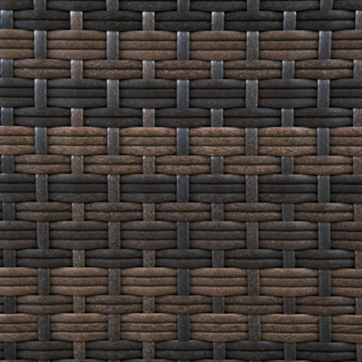 3 Piece Dark Brown Outdoor Sectional Set D9175