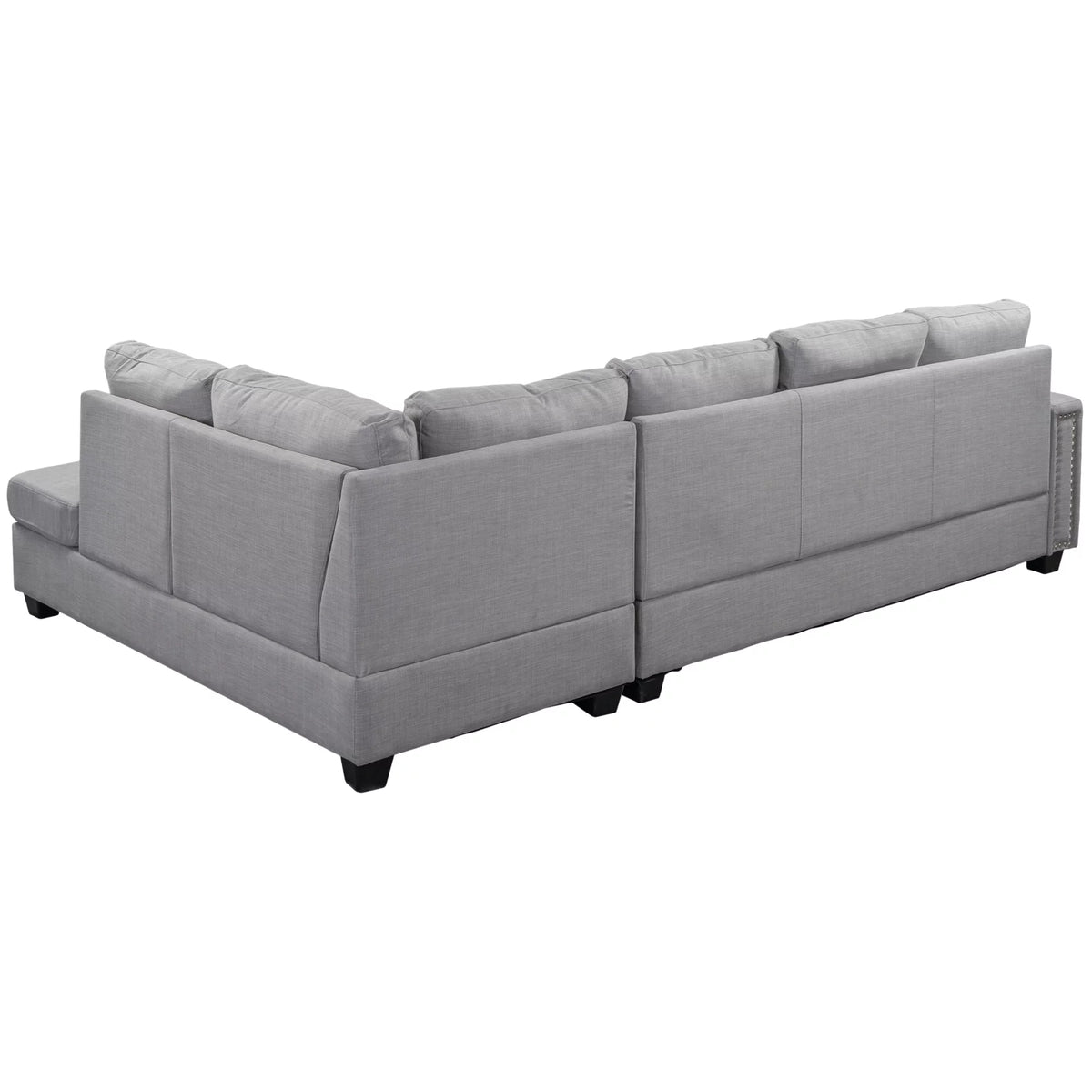 Reversible Sectional Sofa with Storage Ottoman P38621