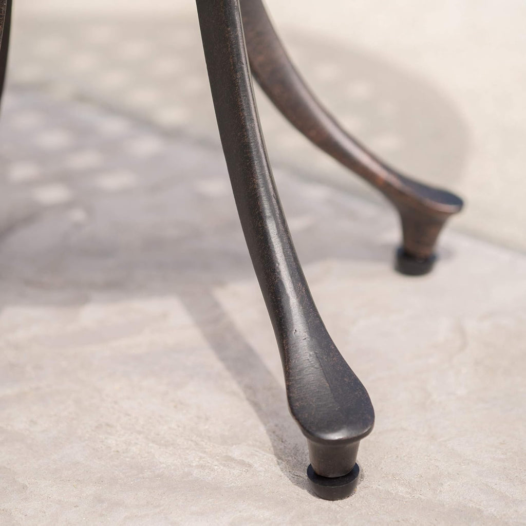 Bronze Finished Cast Aluminum Side Table R579