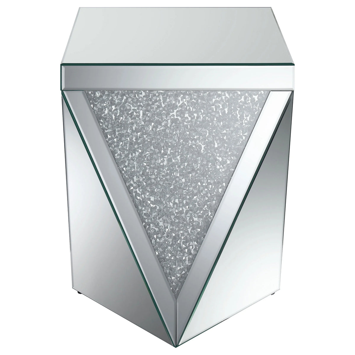 Square End Table with Mirror Q4570