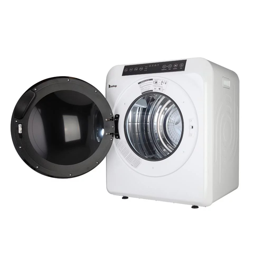 White 13lbs Capacity Stainless Steel Electric Clothes Dryer W56721