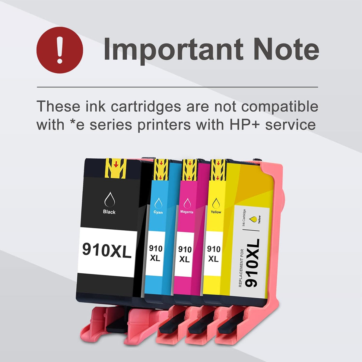Remanufactured Ink Cartridge 4-Pack for HP 910XL Officejet Pro O383670