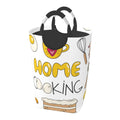 Large Canvas Fabric Collapsible Laundry Hamper H5979