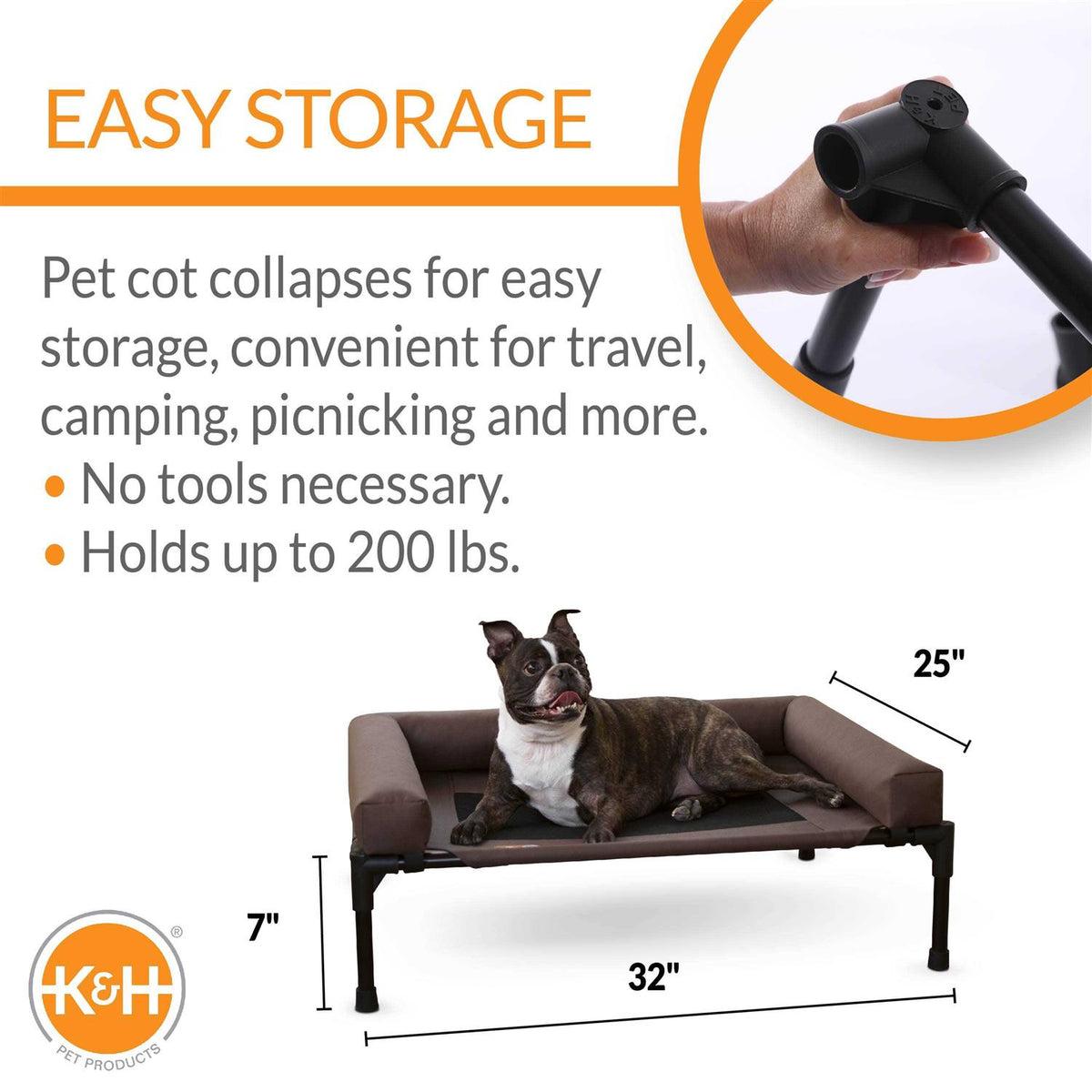 Bolster Pet Cot G976274