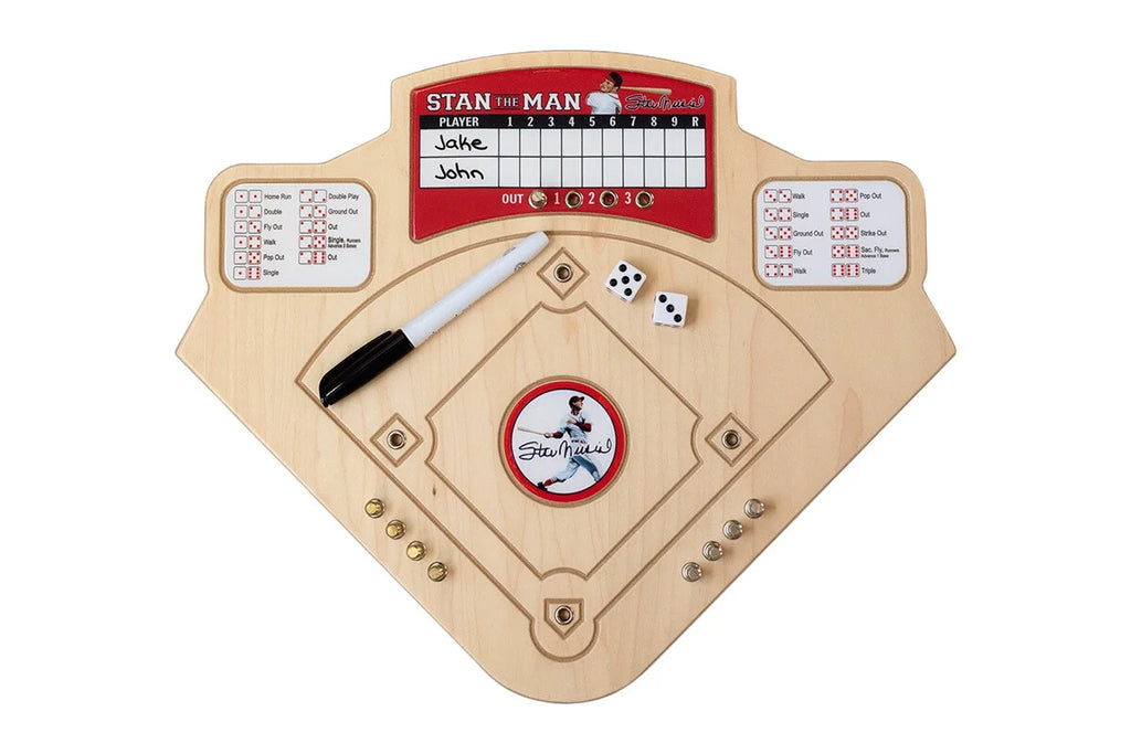 Handcrafted Wooden Baseball Game A89389