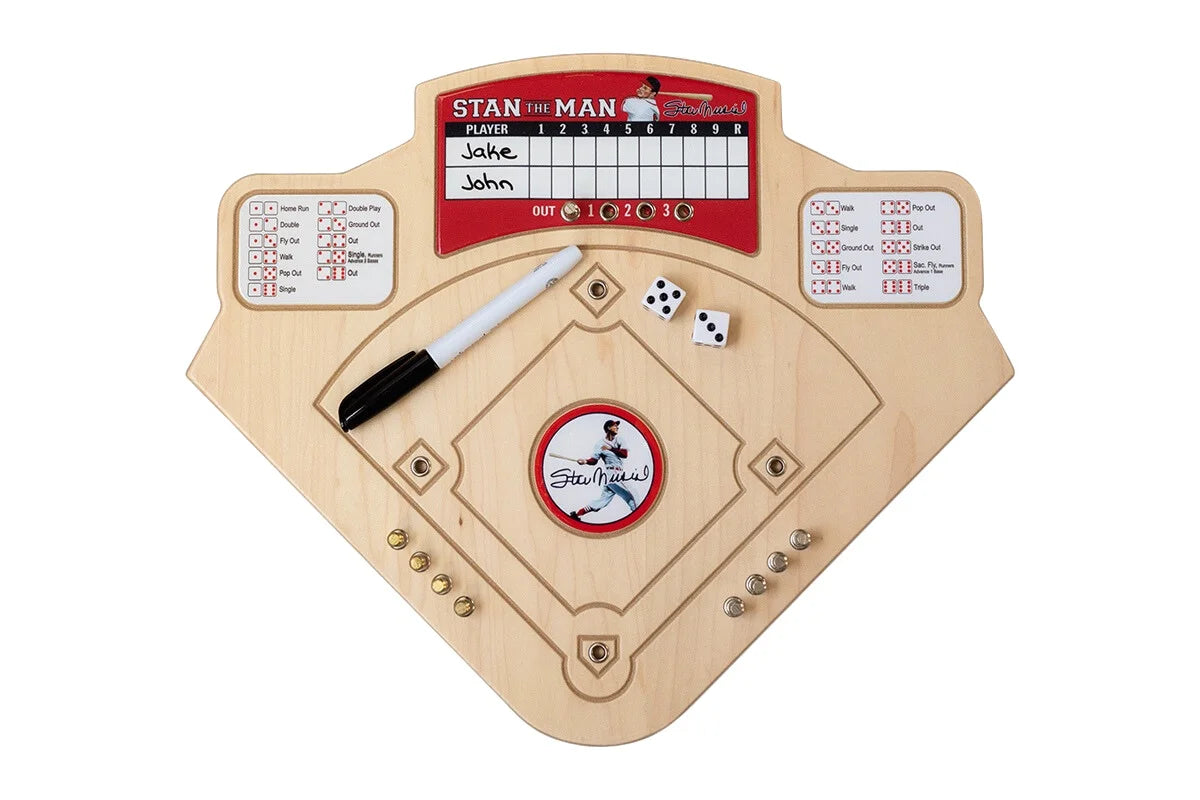 Handcrafted Wooden Baseball Game A89389