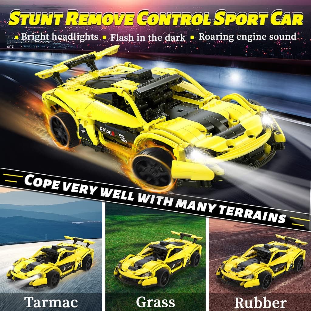 STEM Remote Control Car Building Toys for Boys Aged 6-12 Y1425