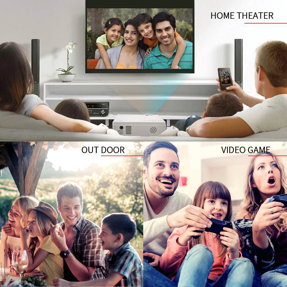 1080P Supported Mini LED Portable Projector A255274