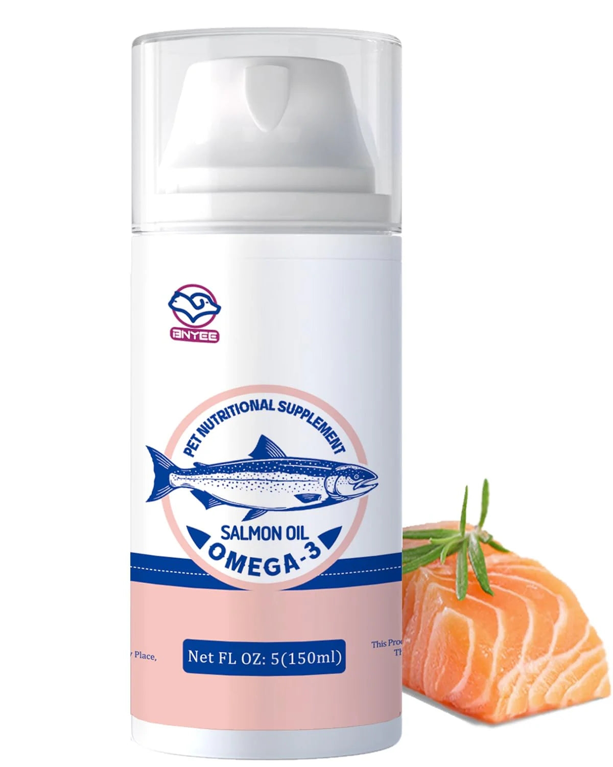 Wild Salmon Fish Oil for Small Dogs & Cats Omega 3 Skin & Coat Support G8680