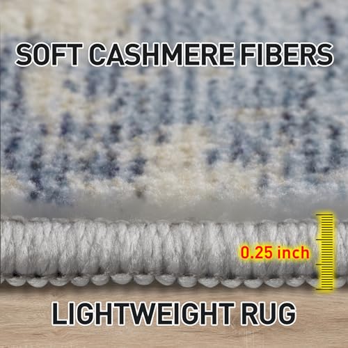 9x12 Washable Abstract Area Rug B460451