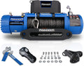 12V 13000 lb Electric Winch Synthetic Rope with Hawse Fairlead Waterproof IP67 A95443