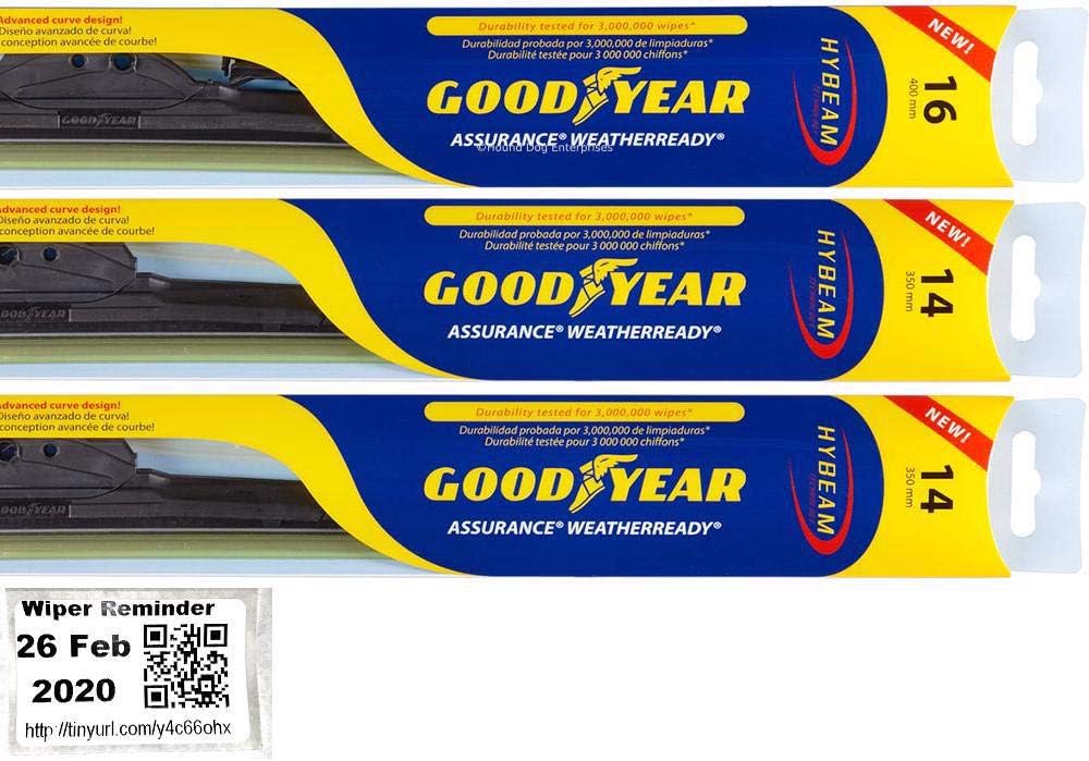 Windshield Wiper Blade Set Pack of 2 L7120