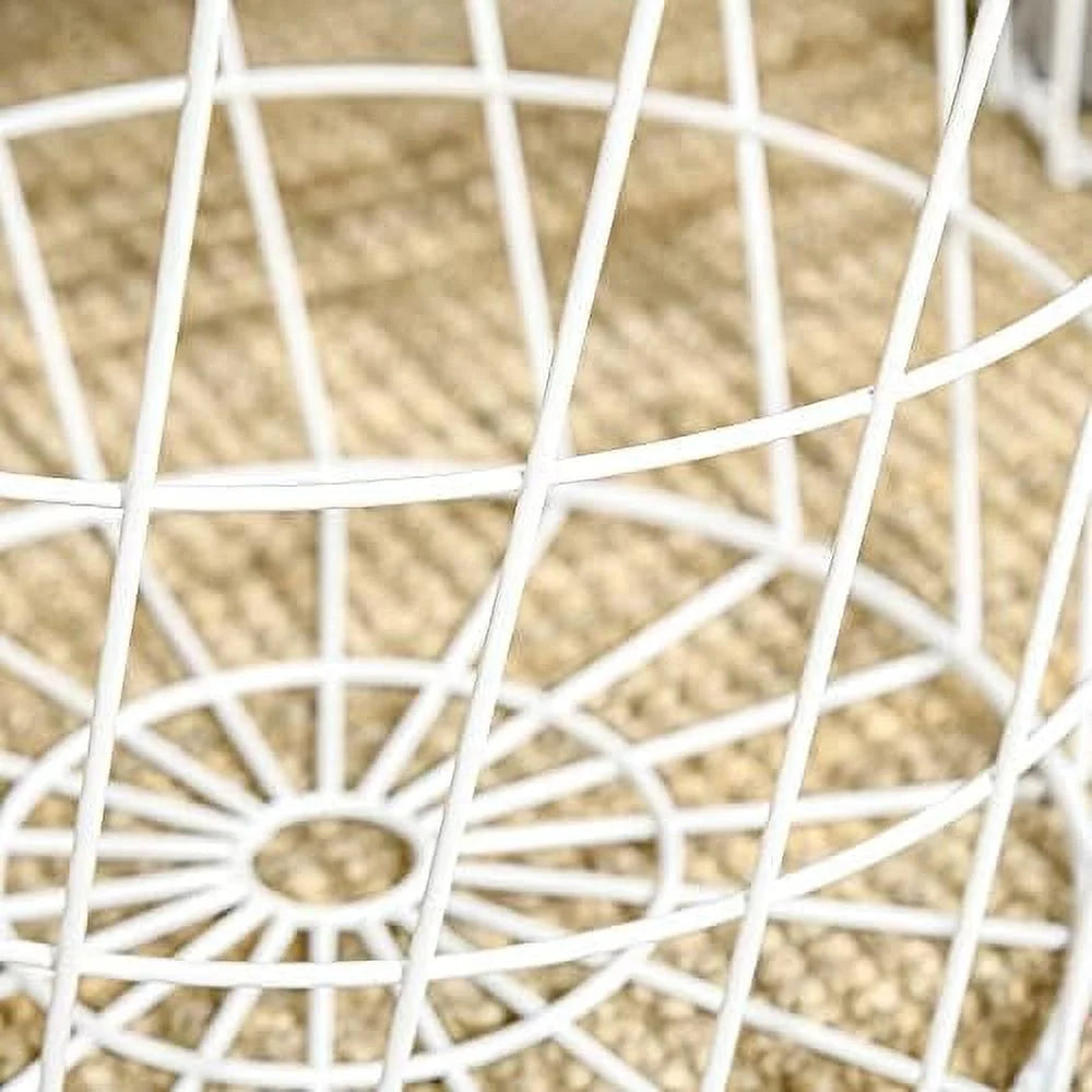 White Nesting End Tables with Removable Top M6752