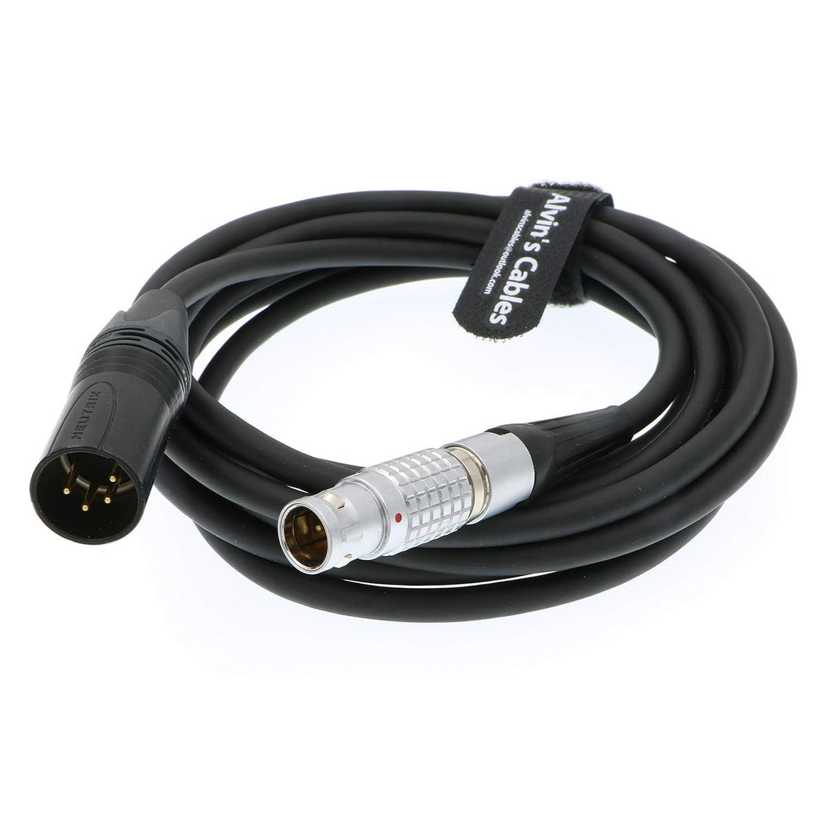 XLR 4 Pin Male to 6 Pin Male Cable Pack of 2 K227