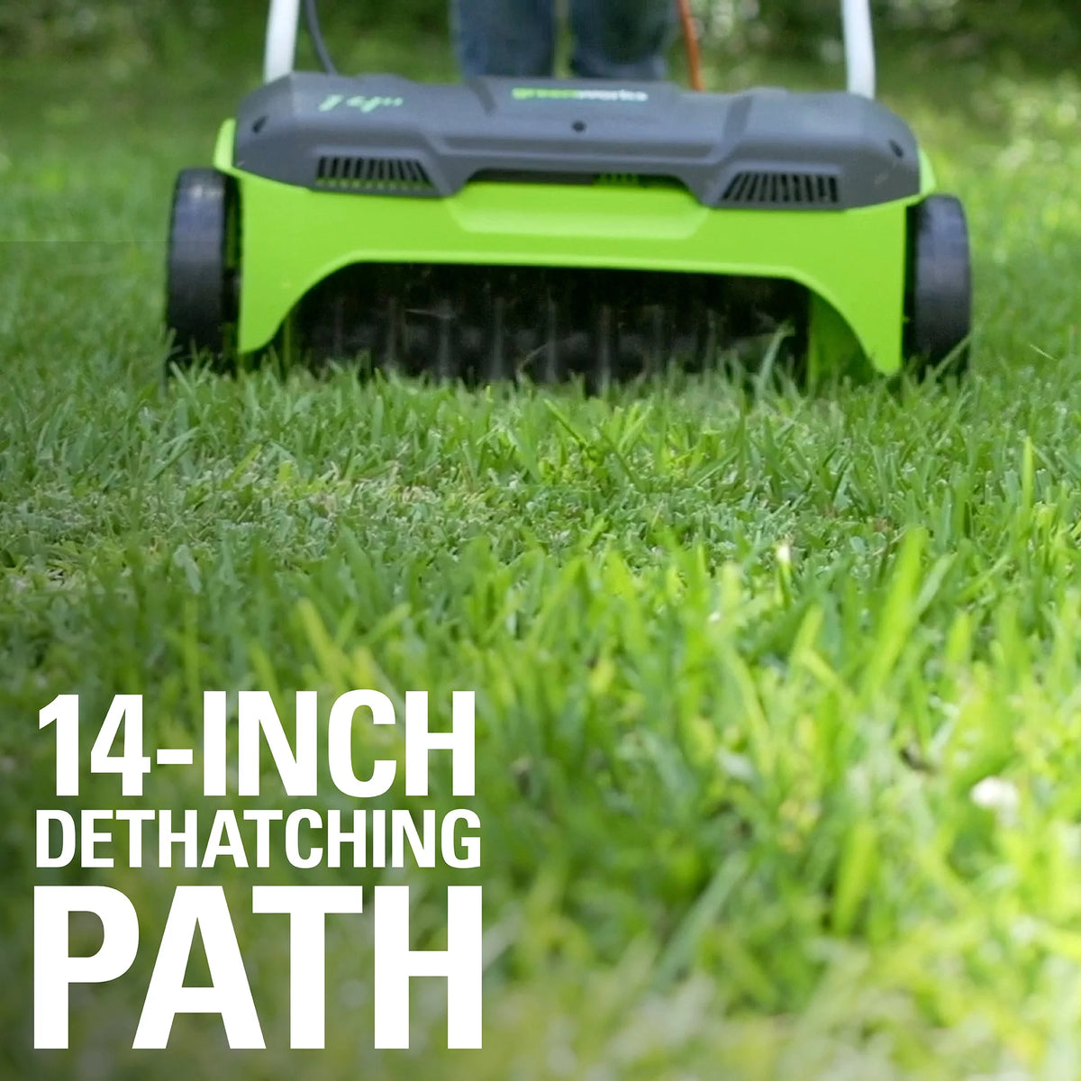 14 in. 10 Amp Corded Electric Dethatcher W142