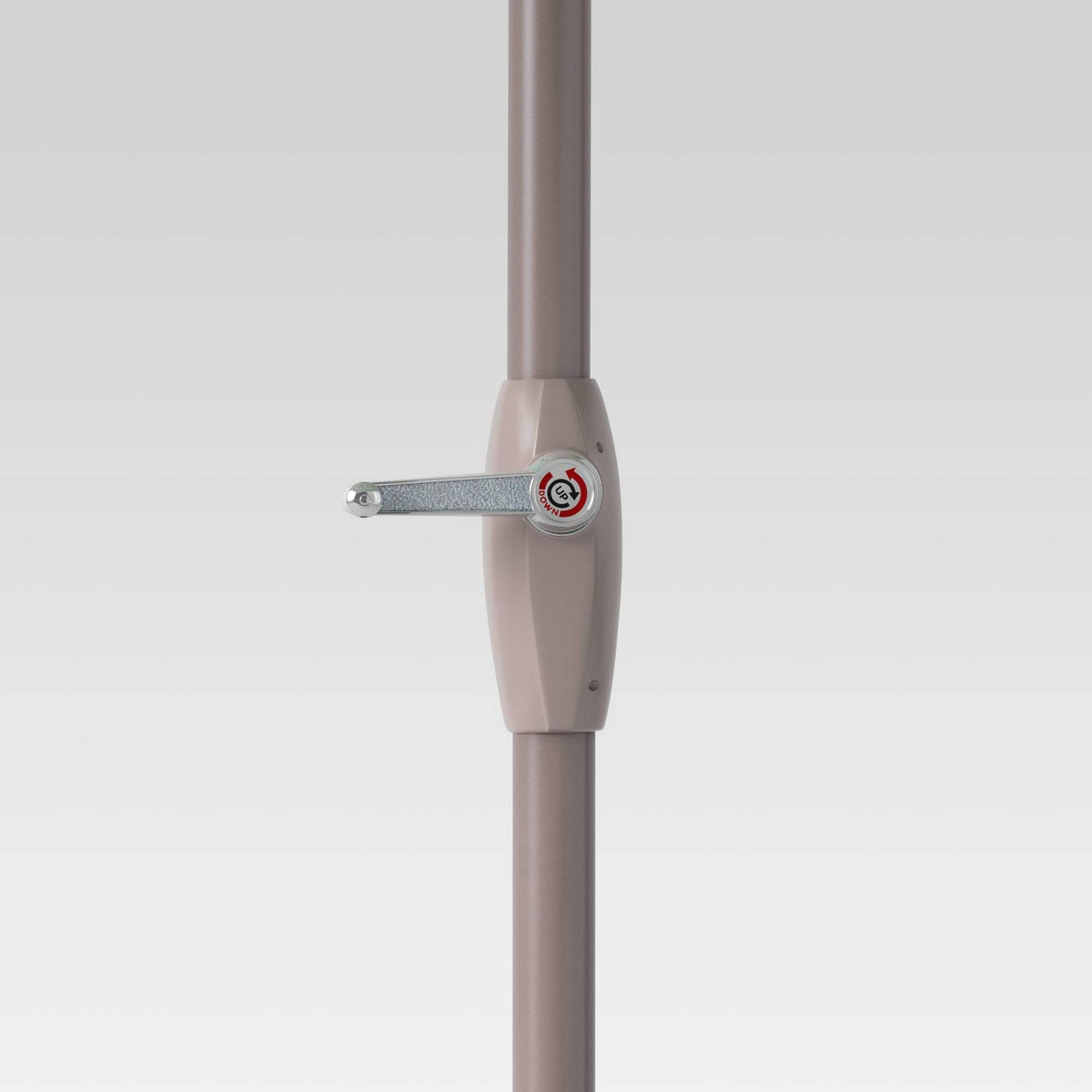 Red/Tan Round Patio Umbrella H139