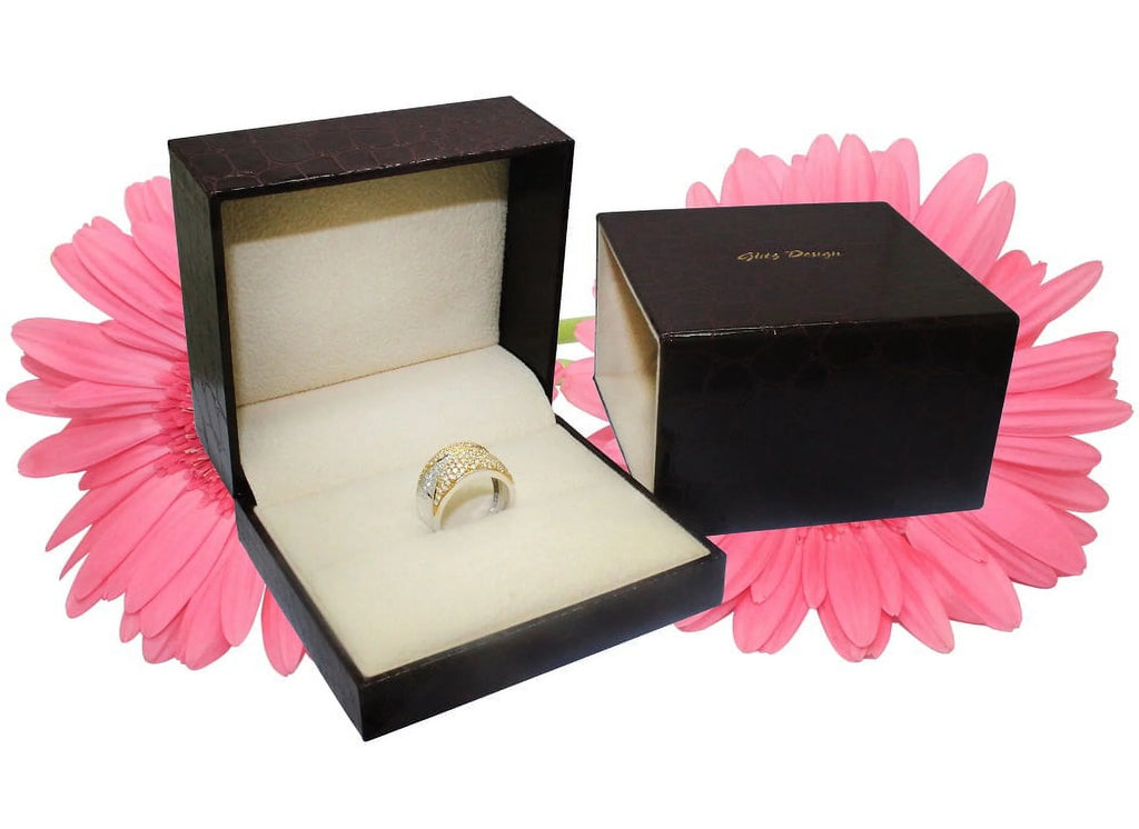 3/4 CT TW 14K Gold Black Diamond Ring L141