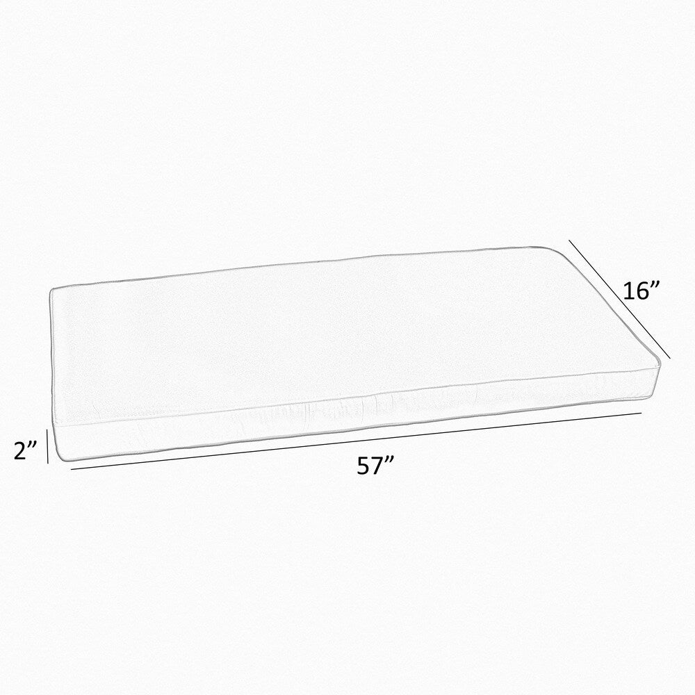 Indoor/Outdoor Bench Cushion 56 in x 19.5 in Q93215