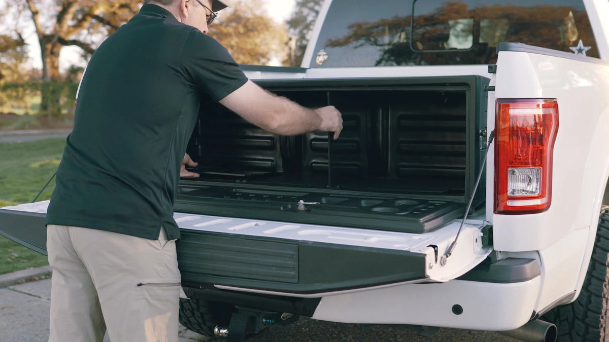 Rear Mounted Truck Bed Cargo Box B32324