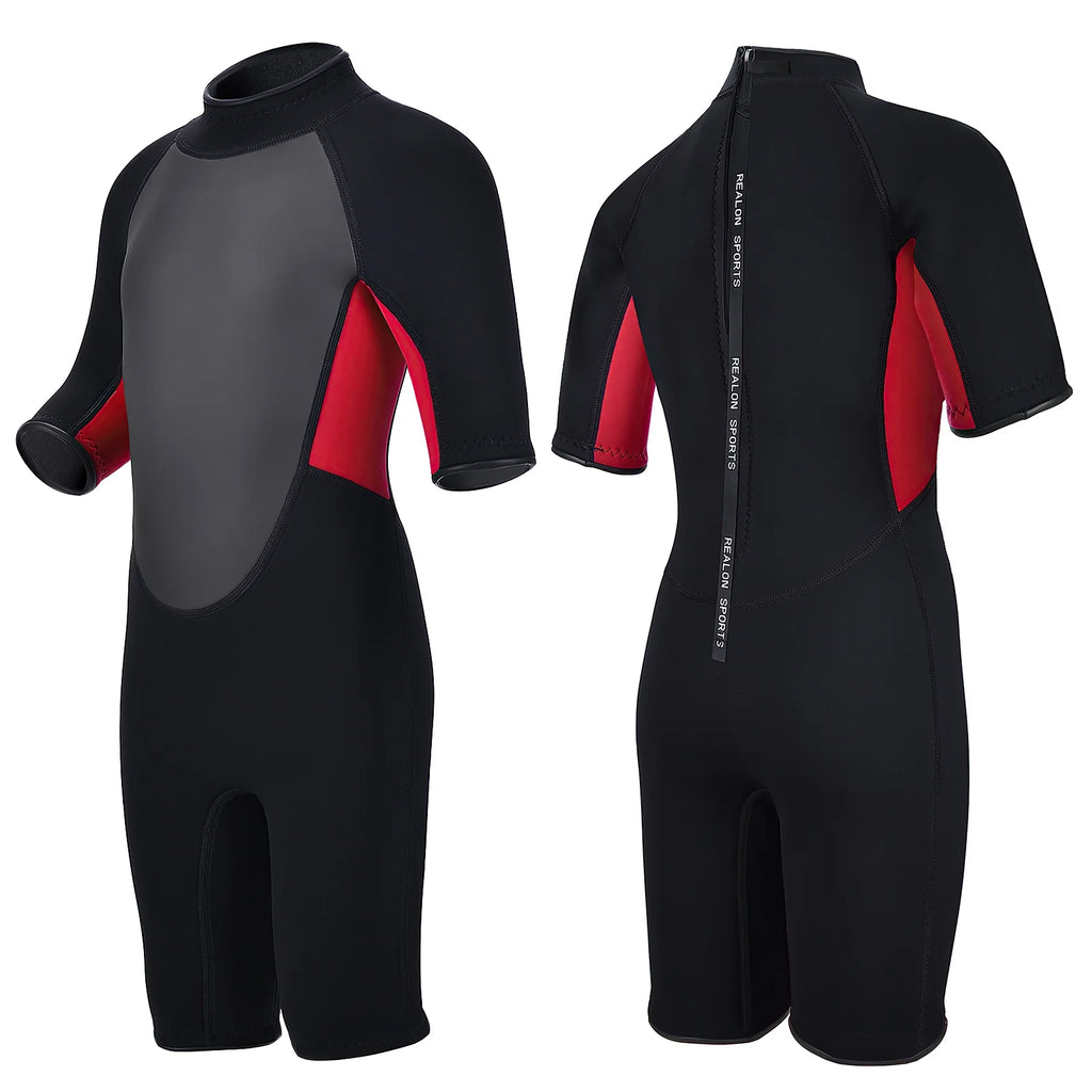 3mm Neoprene Back Zip Kids Wetsuit E601