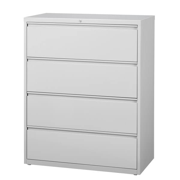 4 Drawer Steel Lateral File Cabinet Light Gray B565807