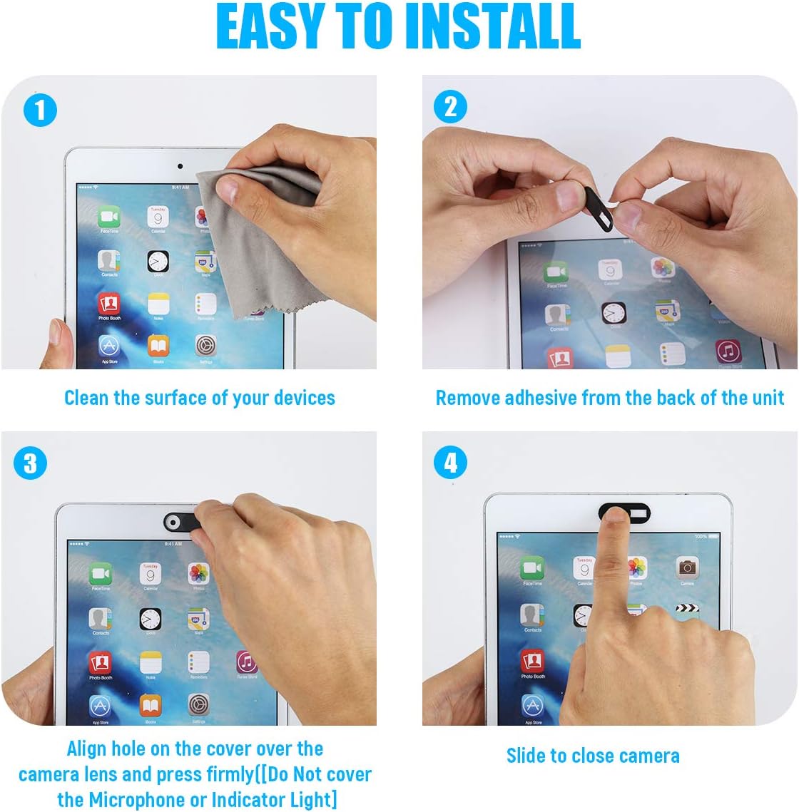 Webcam Cover Slide Ultra-Thin 6 Pack B1995