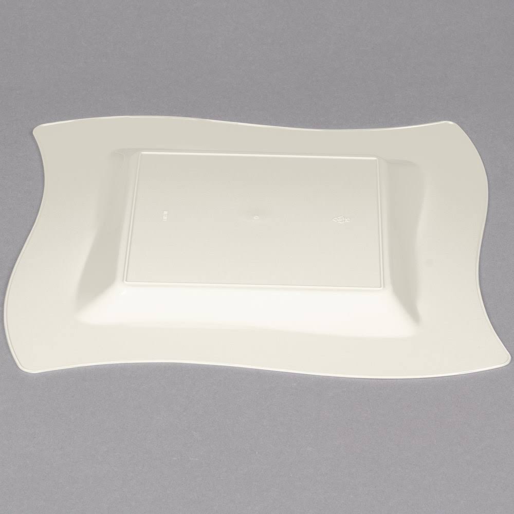 9.5x22 Dinner Plate, Bone, Case/120 C58754