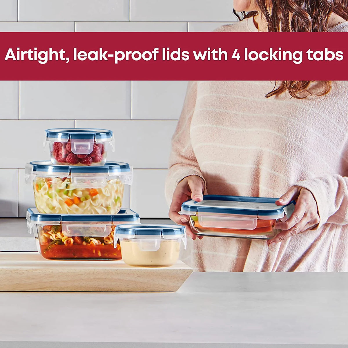 10-Piece Glass Storage Set Y481280