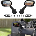 Folding Front Door Rear View Side Mirrors for Can-Am Maverick X3 / X3 MAX 2017-2021, 2PCS N393