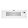 White Low Profile Microwave Hood Combination N319