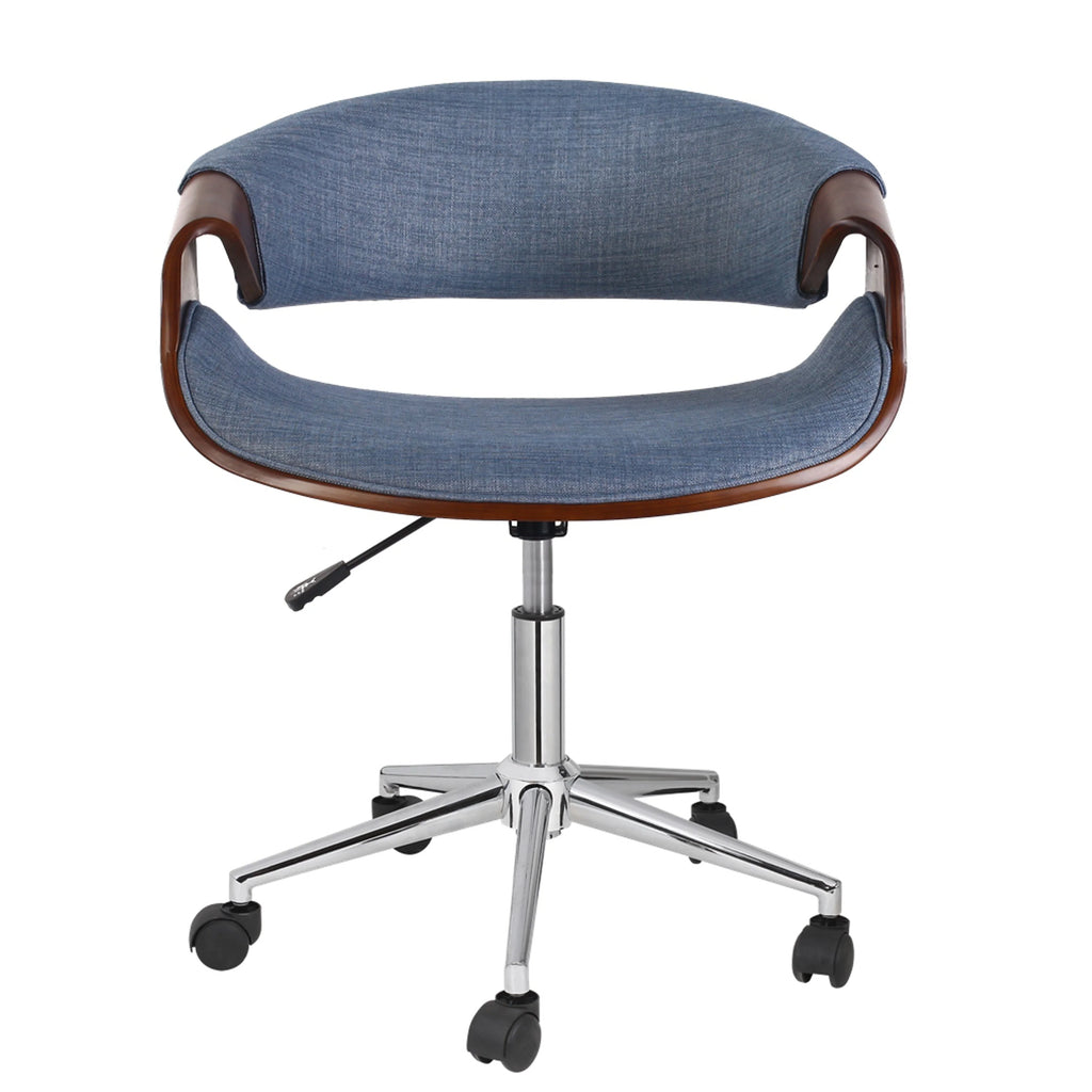 Blue Upholstered Adjustable Office Chair B563