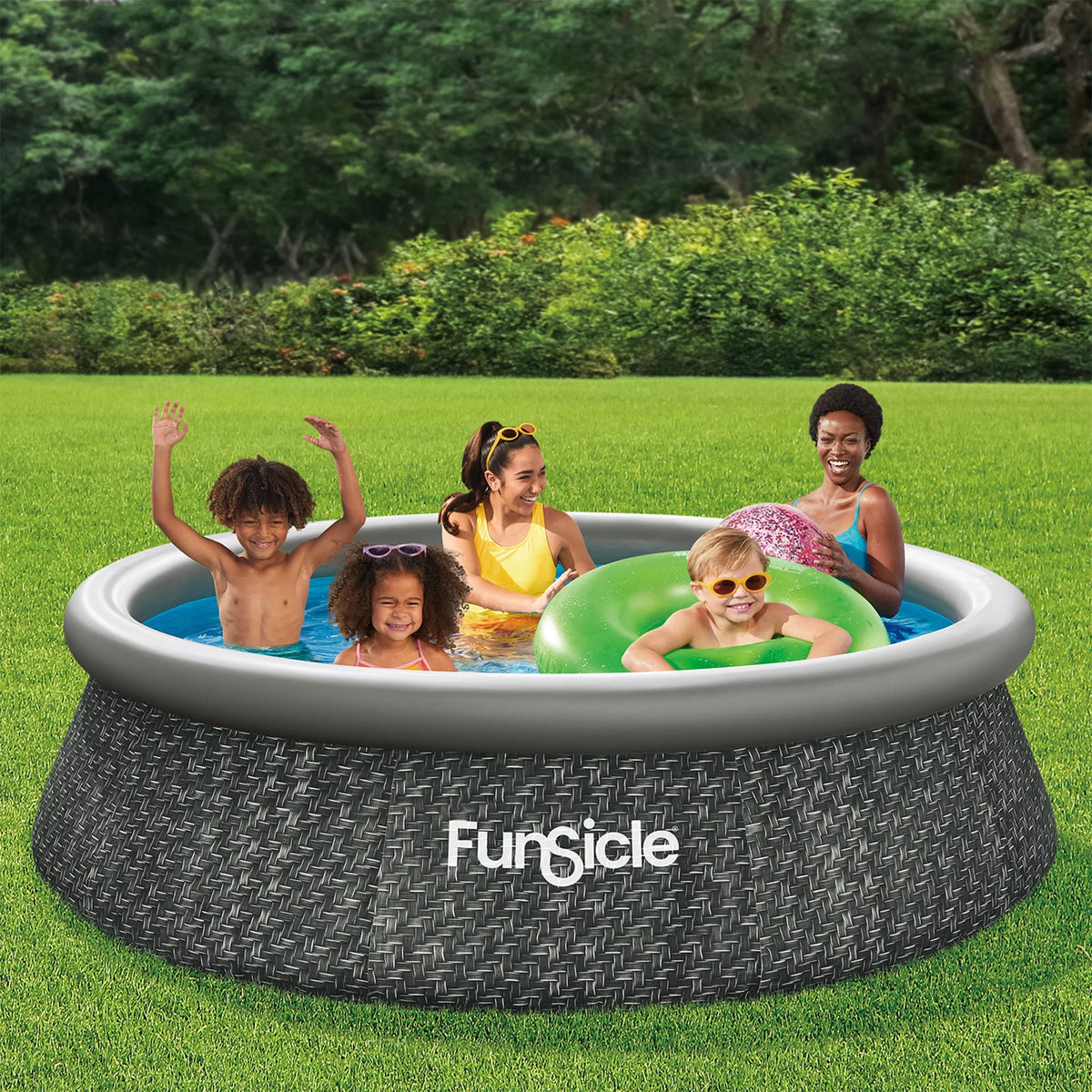 10ft x 30in Round Above Ground Pool with Cartridge Filter Pump R72008