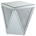 Square End Table with Mirror Q4570