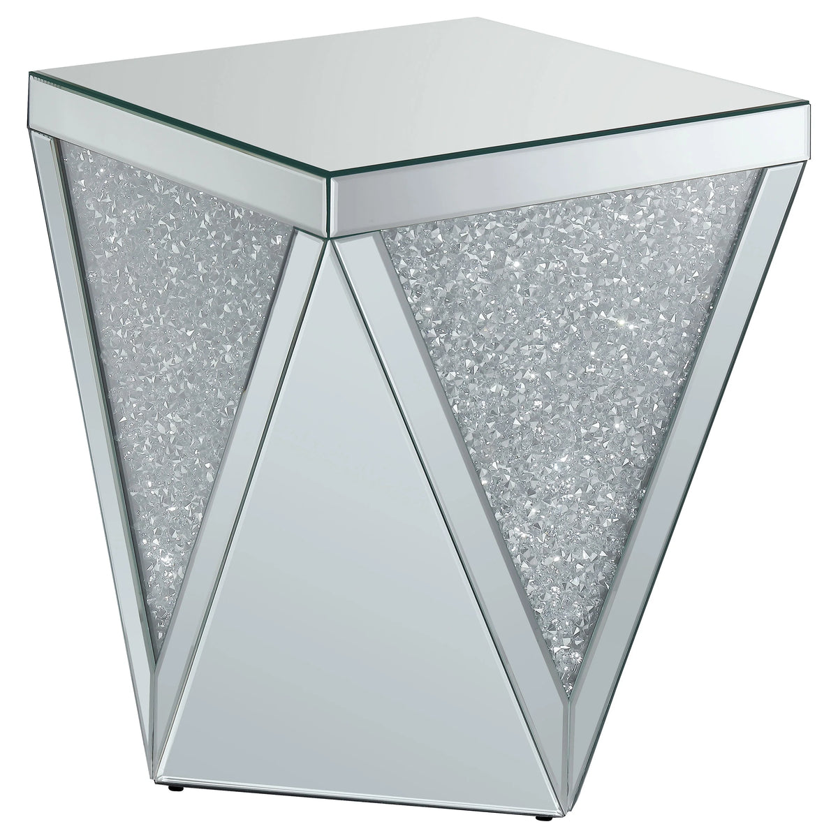 Square End Table with Mirror Q4570