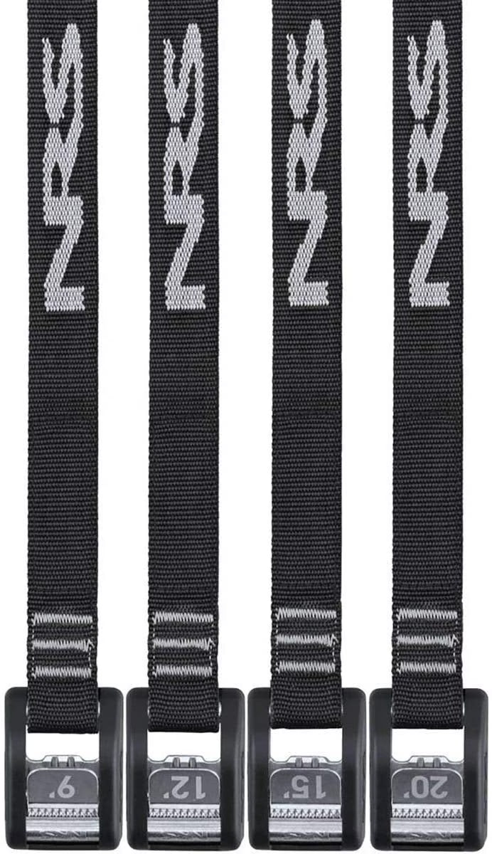Buckle Bumper Tie Down Strap 2 Pack Stealth Black 12ft F48859