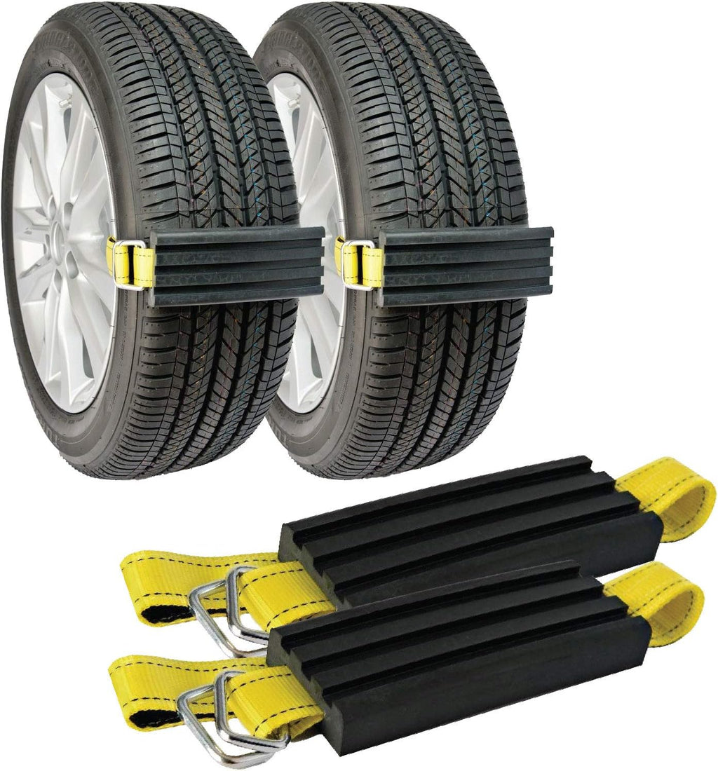 Set of 2 Tire Traction Device for Snow Mud Sand O706
