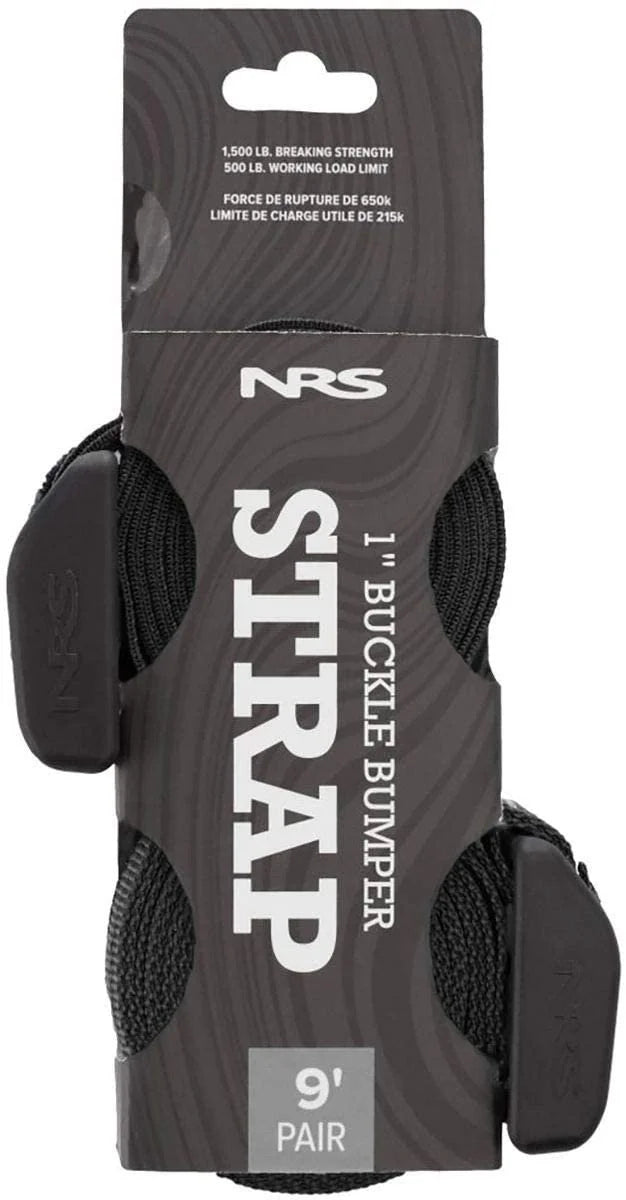 Buckle Bumper Tie Down Strap 2 Pack Stealth Black 12ft F48859