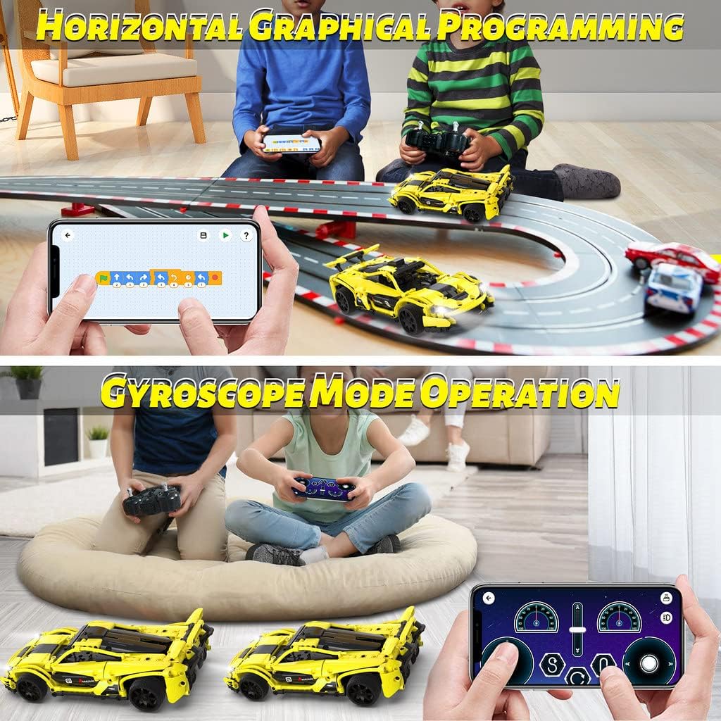 STEM Remote Control Car Building Toys for Boys Aged 6-12 Y1425