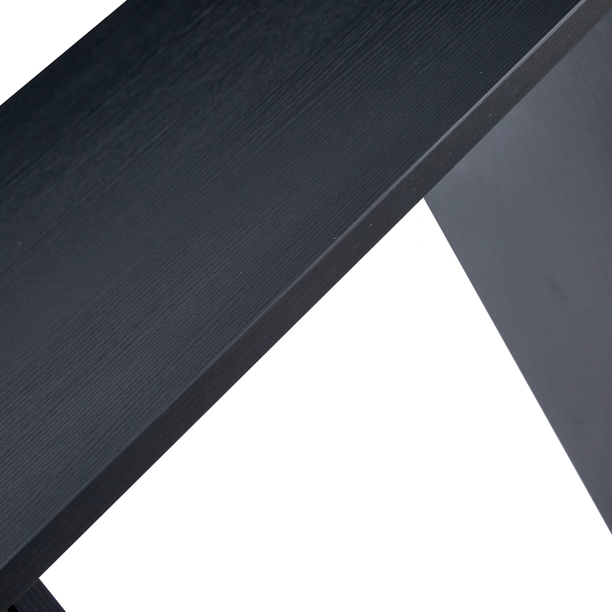 Black Marble MDF Top Side Table with Metal Legs I4929